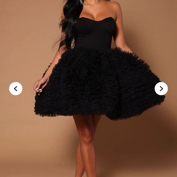 Fashion Nova Dresses & Skirts - Elegant Black Strapless Dress